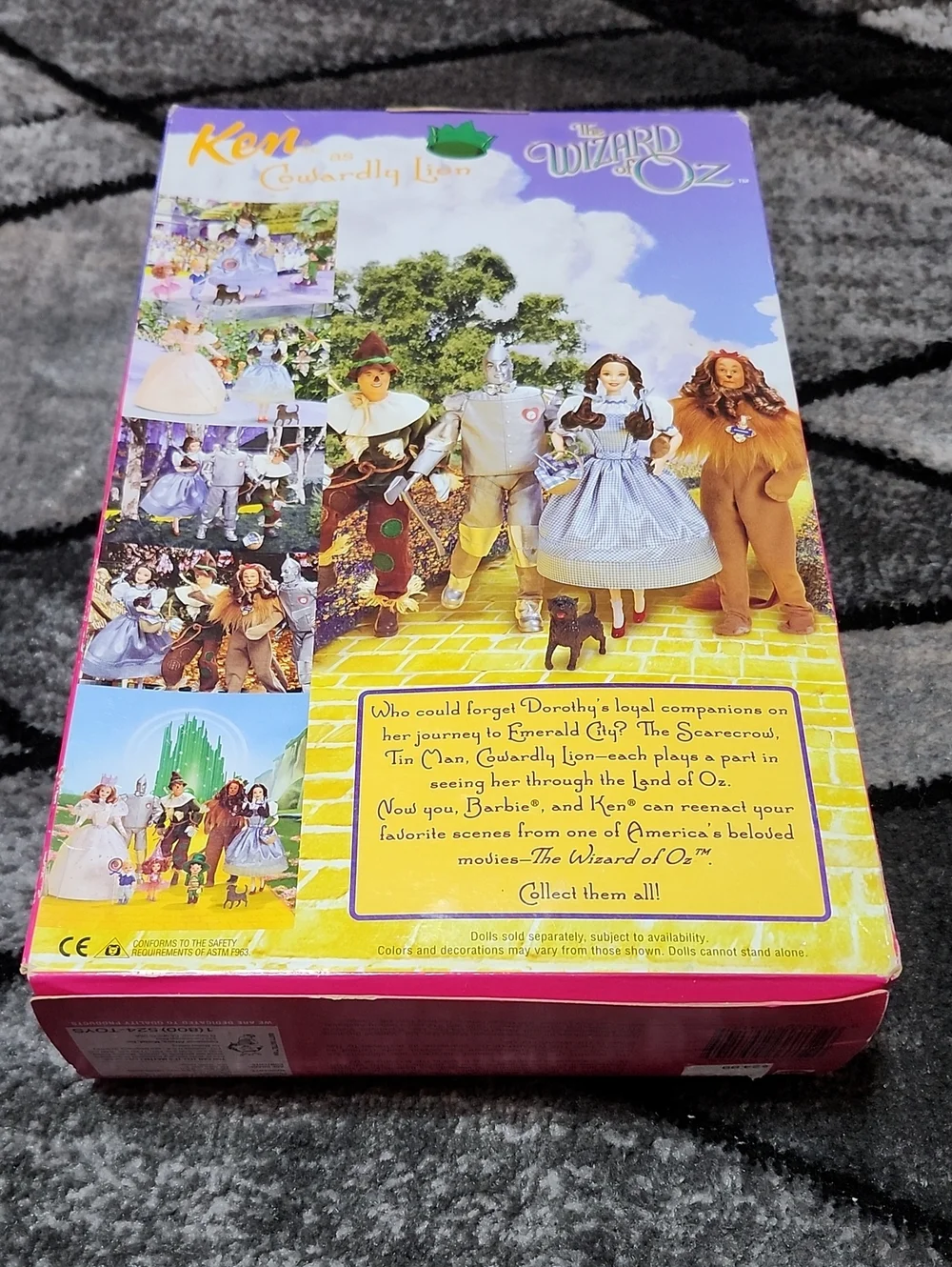 1999 MATTEL WIZARD OF OZ COLLECTOR EDITION KEN AS COWARDLY LION DOLL